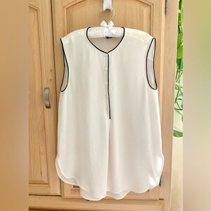 Vince Sleeveless Silk Blouse SzSM